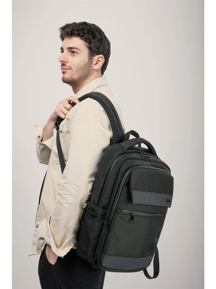 Ççs Erkek Sırt Laptop Çantası Siyah 51858 - 2