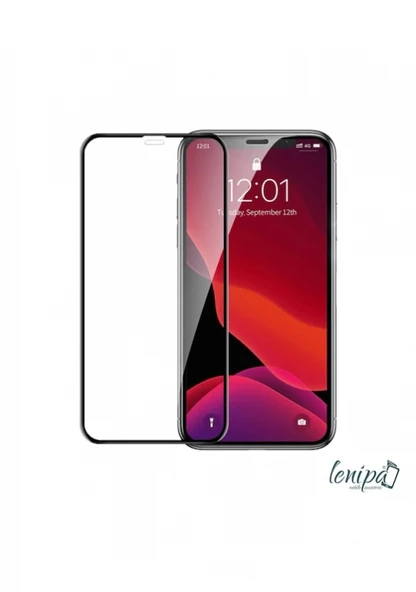 Iphone 12  Tam Kaplayan Kırılmaz Cam Koruyucu 5d 9d Siyah ürün görseli