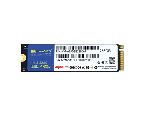 Twinmos Hdd Ssd M2 Nvme 256Gb 3600-3250Mb/s 3Dnand 3 Yıl Garantili - 2