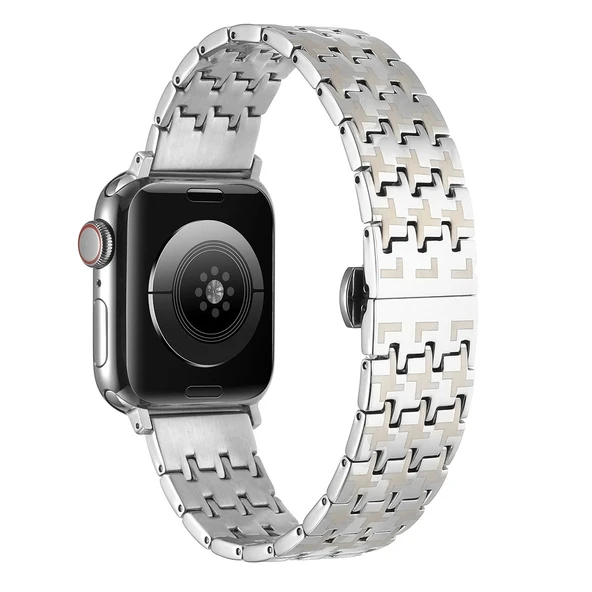 Apple Watch 7 45mm Zore KRD-86 Metal Kordon - 5