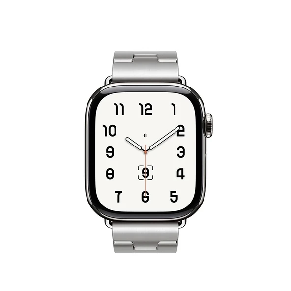 Apple Watch 7 45mm Zore KRD-125 Metal Kordon Strap Kayış - 4
