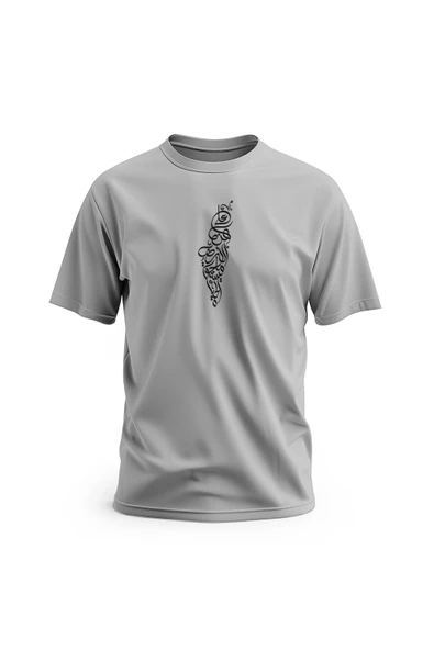 Kısa Kollu Ortalı Büyük Arapça Atasözü Filistin Haritası Şekli Dijital Baskılı Unisex S - 2xl T30001 - 2