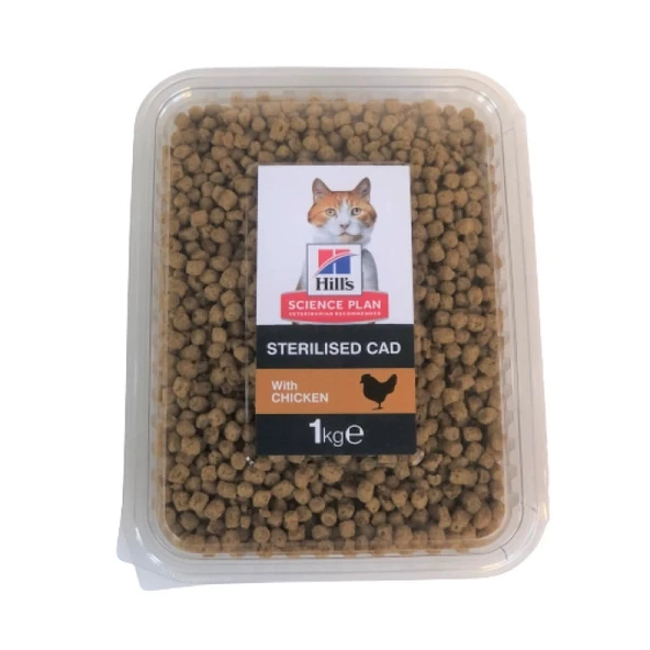 Hills Sterilised Tavuklu 1 Kg Kısır Kuru Kedi Maması   SKT: 08/2026