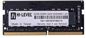Hi-Level 32Gb 3200Mhz DDR4 N.book Ram 1.2v SOPC25600D4/32G