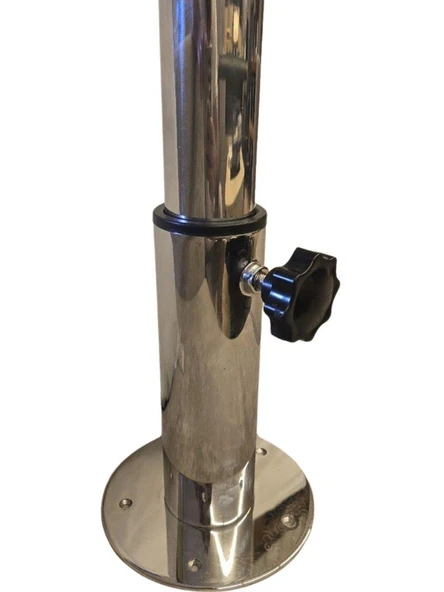 OCEAN MARİNE MASA VE KOLTUK AYAĞI 3 KADEMELİ KROM 30-70 CM TEKNE, YAT VE KARAVAN - 3