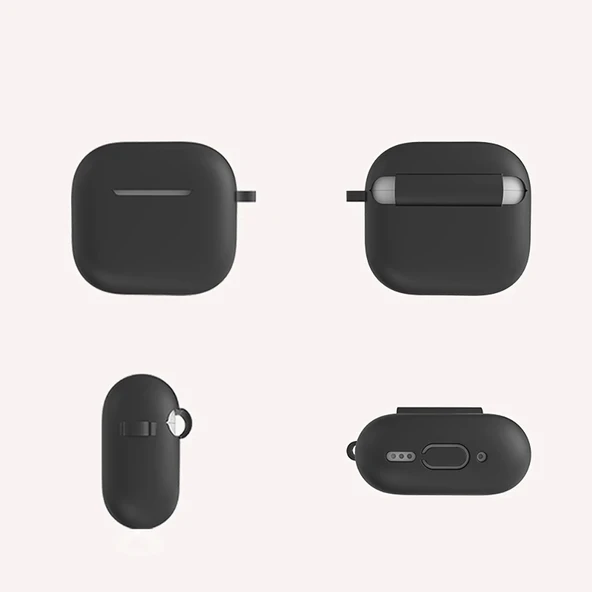 Apple Airpods 4 Zore Standart Silikon Kılıf - 5