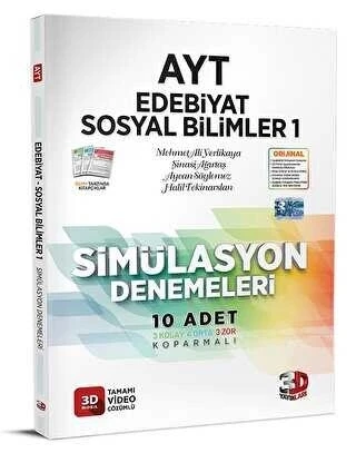 Ayt Edebiyat Sosyal Bilgiler 10 Simülasyon Denemeleri