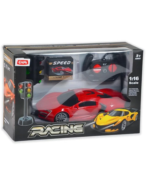 Ctoys 1:16 Uzaktan Kumandalı Usb Araba RC Trafik Işıklı Kırmızı 29AC