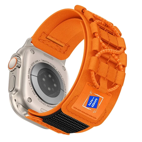 Apple Watch 42mm Zore KRD-99 Hasır Kordon - 2