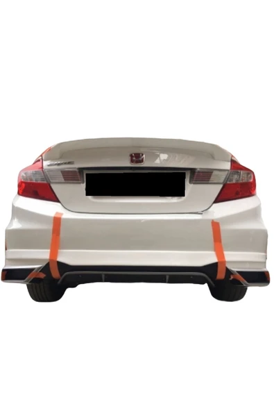Honda Civic Fb7 Egzoz Görünümlü Difüzör (Plastik)(Boyasız)