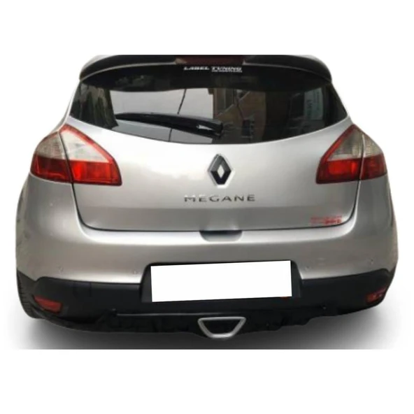Renault Megane 3 RS Egzoz Görünümlü Difüzör 4 Kapı (Plastik)(Boyasız) ürün görseli