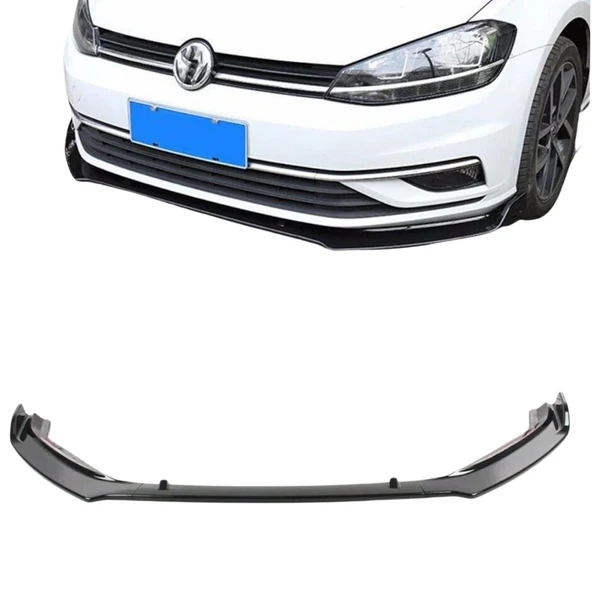 Volkswagen Golf 7 Düz Ön Lip (Plastik)(Boyasız) ürün görseli