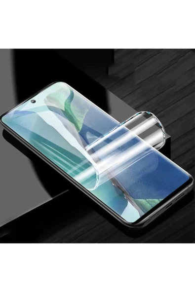 Samsung Galaxy Note 20 Uyumlu Tam Kaplayan Kırılmaz Esnek Süper Pet Ekran Koruyucu - Resim 4