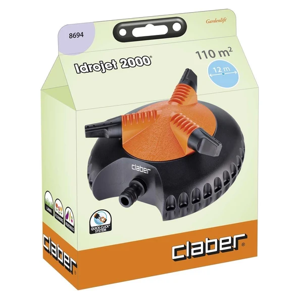 Claber 8694 IDROJET 2000 Üç Kollu Fıskiye - 2