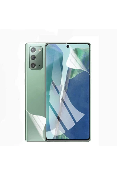 Samsung Galaxy Note 20 Uyumlu Tam Kaplayan Kırılmaz Esnek Süper Pet Ekran Koruyucu ürün görseli