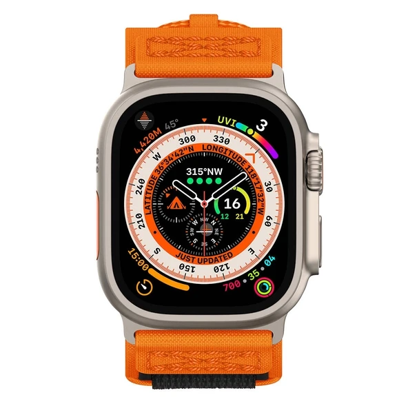 Apple Watch 42mm Zore KRD-99 Hasır Kordon - 4