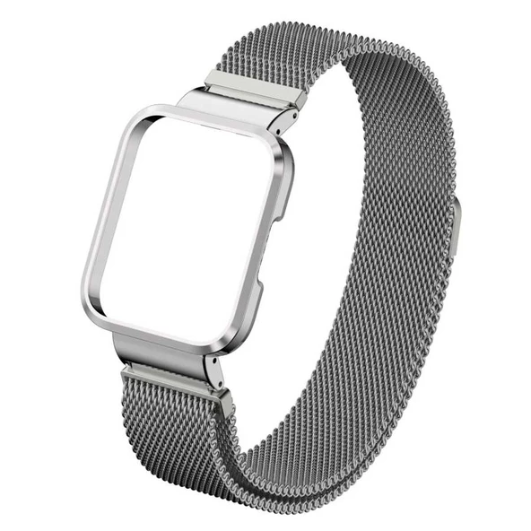 Xiaomi Redmi Watch (Mi Watch Lite) Zore KRD-58 Metal Kordon - Resim 3