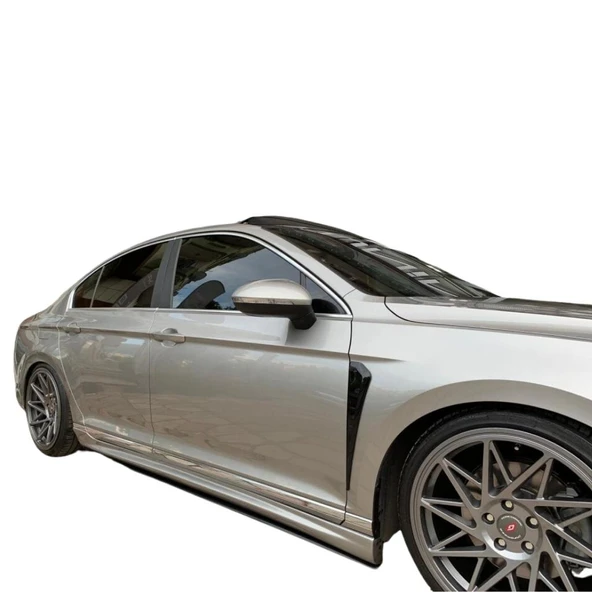 Volkswagen Passat B8 2014 - Sonrası Yan Marşpiyel (Plastik)(Boyasız) ürün görseli