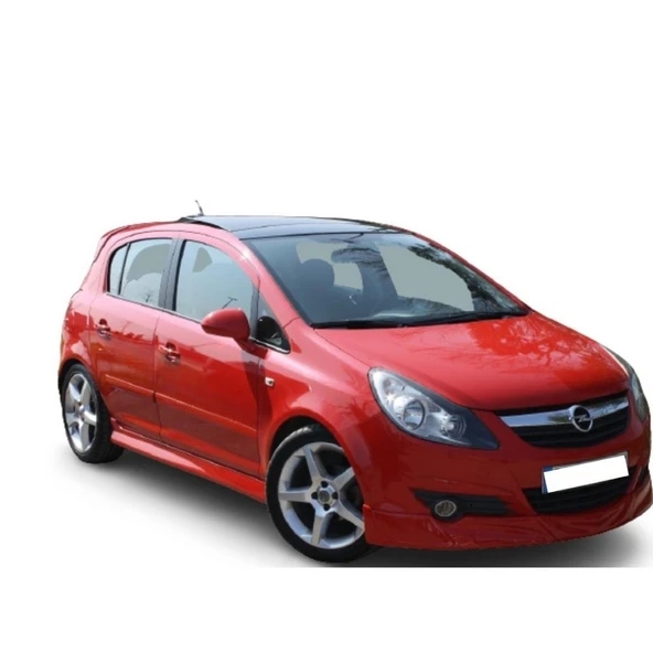 Opel Corsa D Yan Marşpiyel (Plastik)(Boyasız)