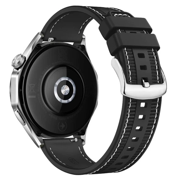Huawei Watch GT 3 46mm Zore KRD-102 22mm Silikon Kordon - 6