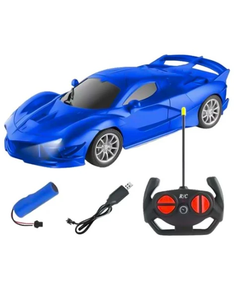 Ctoys 1:16 Uzaktan Kumandalı Usb Araba RC Trafik Işıklı Mavi 29AC - 2