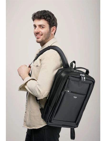 Ççs Erkek Sırt Laptop Çantası Siyah 51860