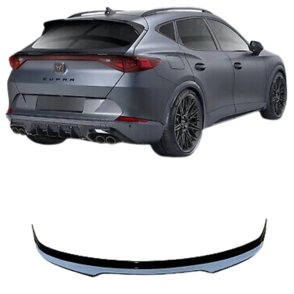 Cupra Formentor Spoiler (Parlak Siyah ) (Plastik) (Boyasız)