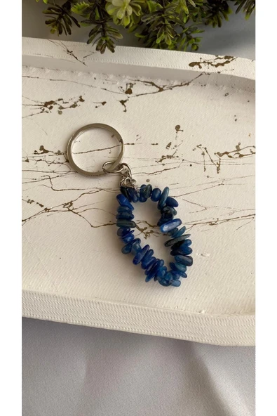 Kyanit Doğal Taş Anahtarlık