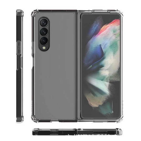 Galaxy Z Fold 3 Kılıf Zore Nitro Anti Shock Silikon - 6