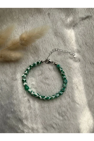 Tibet Akik Doğal Taş Bileklik ürün görseli 1
