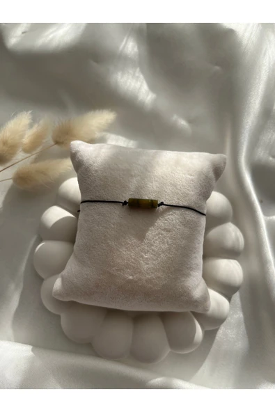 Yeşim Taşı Halhal/bileklik Doğal Taş Ip Ayarlanabilir ürün görseli