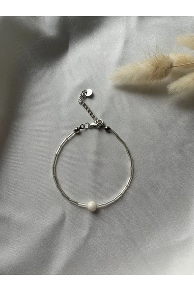 Sedef Taşı Model Gümüş Bileklik ürün görseli