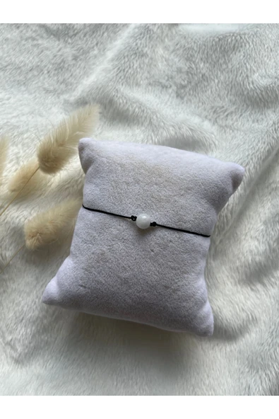 Ay Taşı Doğal Taş Ip Bileklik ürün görseli