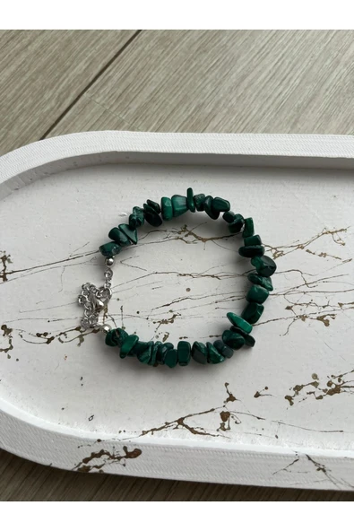 Malahit Doğal Taş Bileklik ürün görseli