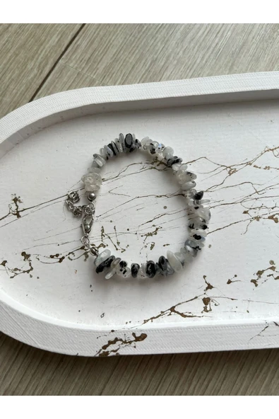 Ay Taşı Doğal Taş Kırık Bileklik ürün görseli