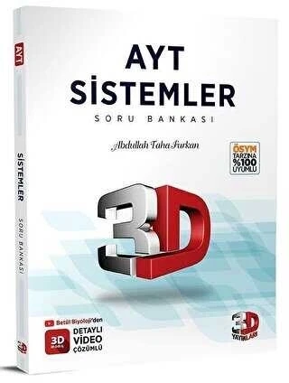 Ayt Sistemler Soru Bankası 3D Yayınları