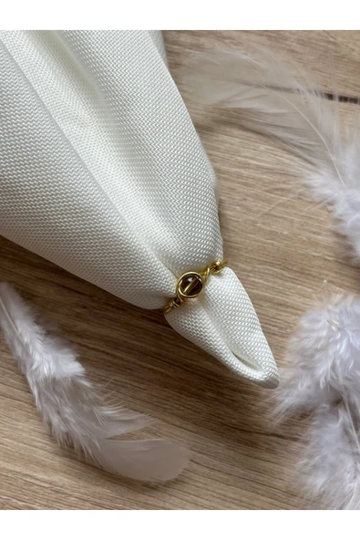 Minimal Dumanlı Kuvars Taşı Altın Tel Yüzük ürün görseli