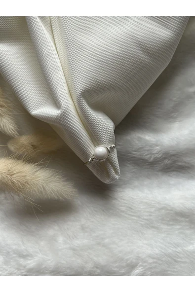 Ay Taşı Ayarlanabilir Doğal Taş El Yapımı Tel Yüzük ürün görseli 1