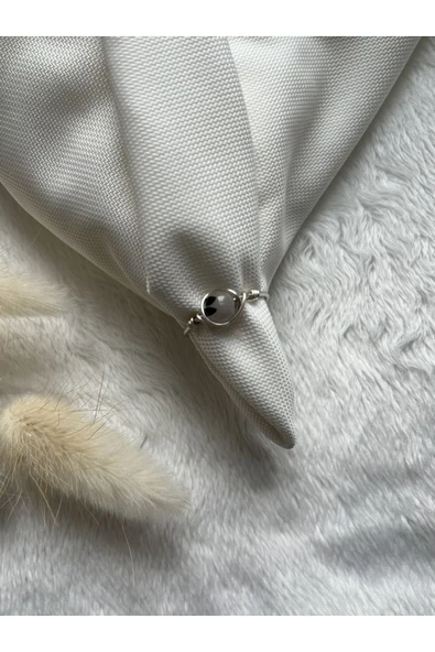 Rutil Kuvars Ayarlanabilir Doğal Taş El Yapımı Tel Yüzük