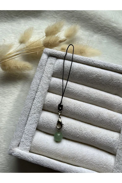 Aventurin Taşı Minimal Charm El Yapımı ürün görseli 1