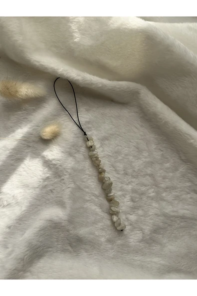 Ay Taşı Doğal Taş Charm Telefon Ipi ürün görseli 1