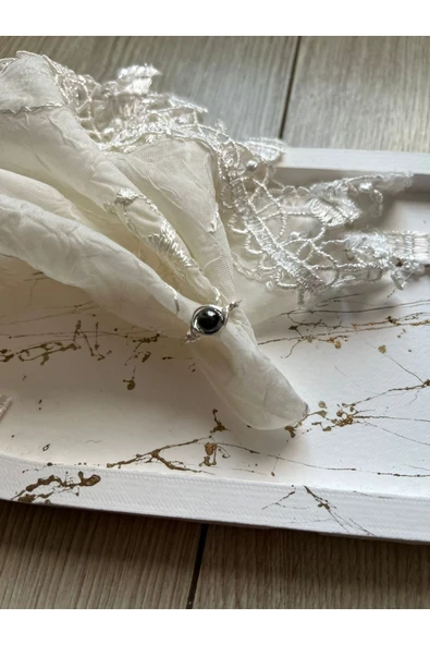 Hematit Doğal Taş Tel El Yapım Yüzük ürün görseli 1