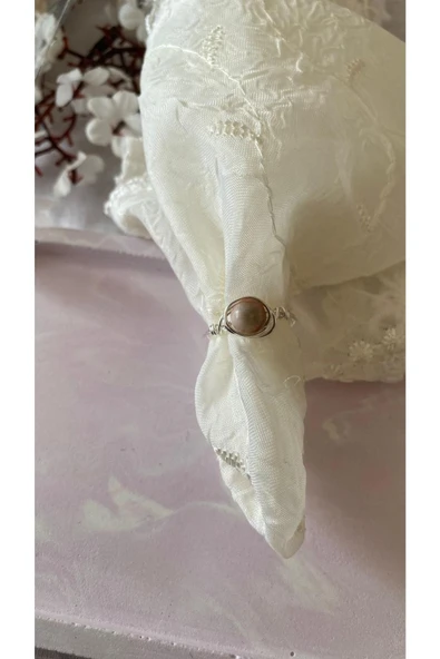 Jasper Doğal Taş El Yapımı Tel Yüzük ürün görseli