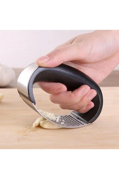 Yeni Sarımsak Ezici Paslanmaz Çelik Garlic Press - 3