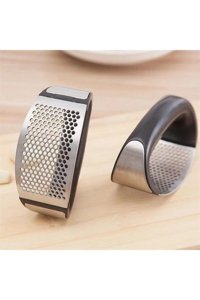 Yeni Sarımsak Ezici Paslanmaz Çelik Garlic Press - 2