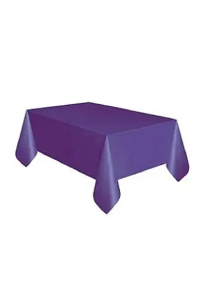 1 Adet Mor 120x180 Cm Kullan At Masa Örtüsü Doğum Günü Partisi, Kutlama Partisi, Mevlit Yemeği