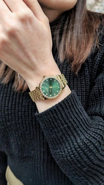 Lee Cooper LC07818 Taşlı Tasarım 3 Atm Su Geçirmez Kadın Kol Saati - Resim 7