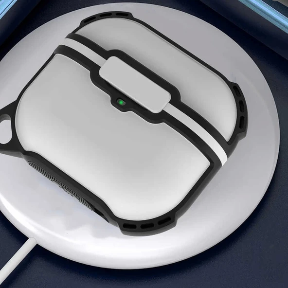 Apple Airpods 3. Nesil Zore Airbag 16 Silikon 1-1 Su Geçirmez Kılıf - 6