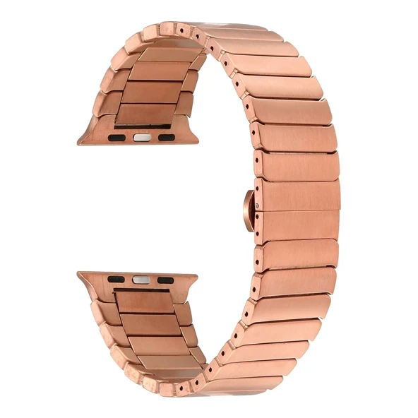 ​​​Apple Watch 7 41mm Kordon KRD-79 Metal Strap Kayış - 2