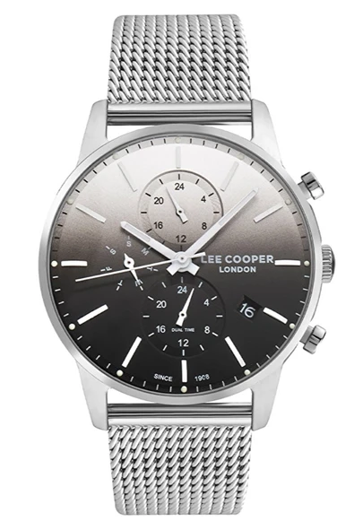 Lee Cooper LC07224 Fonksiyonlar Aktif Takvimli Hasır Kordon Erkek Kol Saati - 10